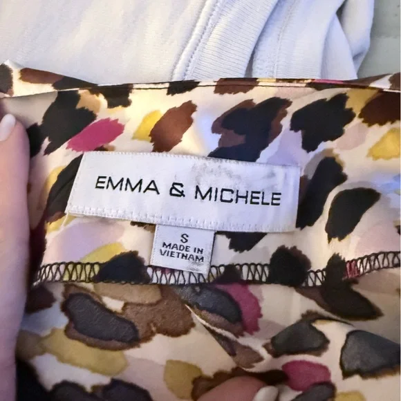 Emma & Michele Multicolor Leopard Slip Dress - Size S - Picture 4 of 8